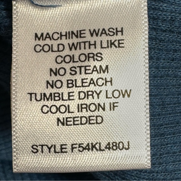 Class Club Boys 4/5 Blue Shirt Waffle Long Sleeve 3-Button NEW NWT - Picture 7 of 8